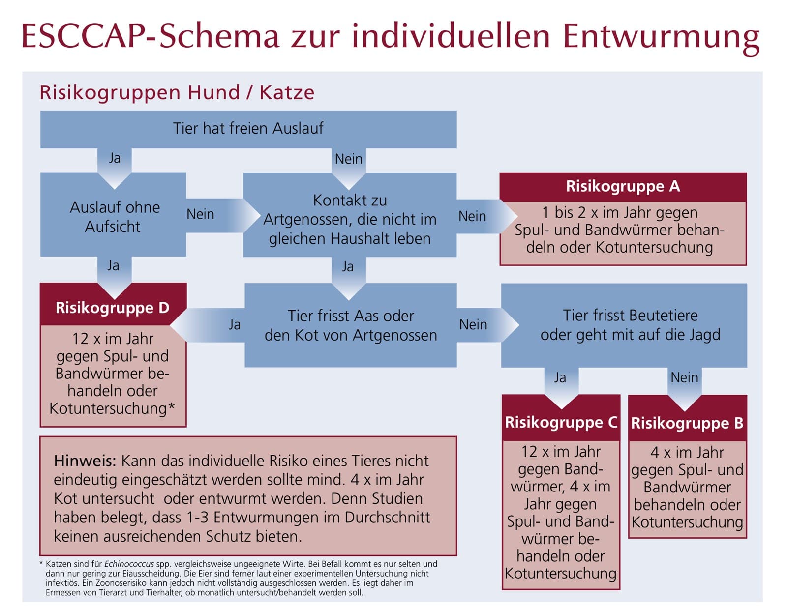 Wie oft Hunde | ESCCAP